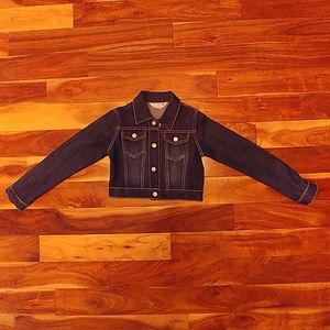 6/6X Girl's denim jean jacket